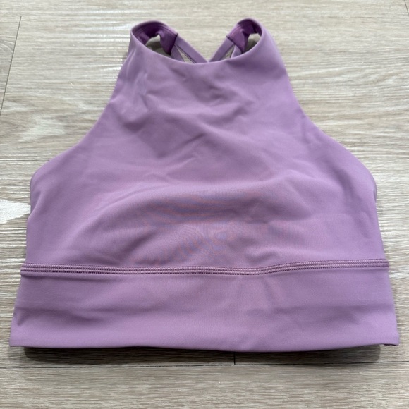 Lululemon Energy Bra High Neck Long Line *Medium Support, B–D Cup - Jubilee - Picture 3 of 6